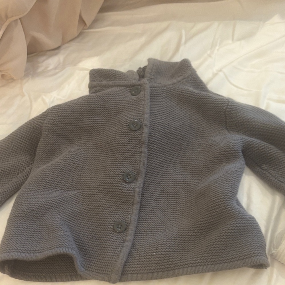 Victoria Beckham Gray Kids Jacket